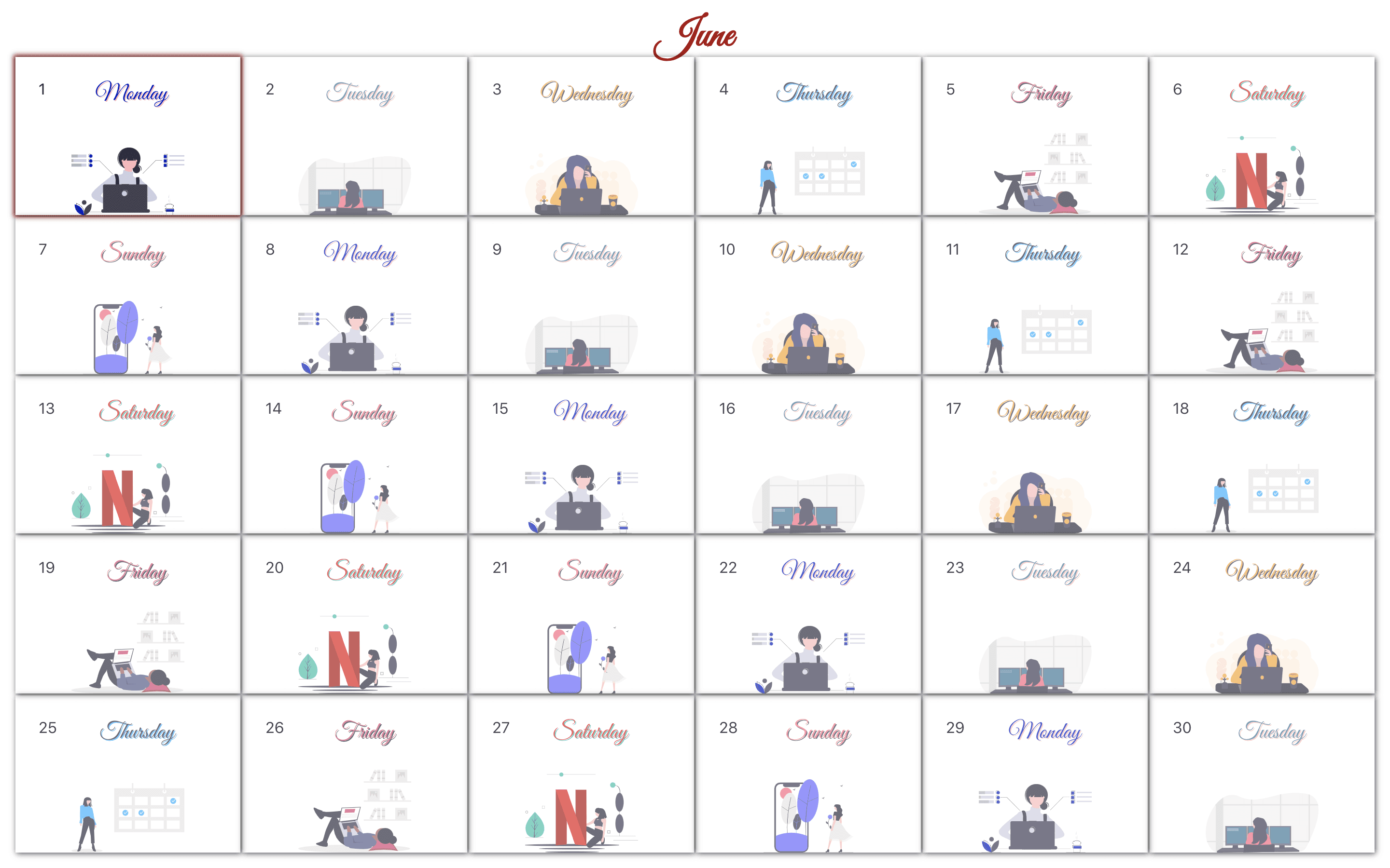 Mini Calendar: React Components, Props and Project Structure