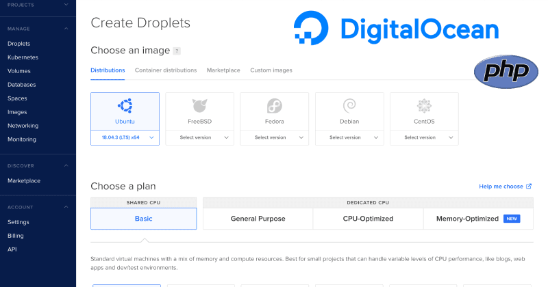 Exploring DigitalOcean Droplets And Using Them For Creating A PHP Environment